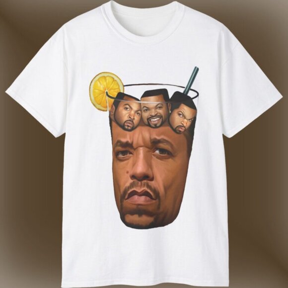 Ice-T With Ice Cube Vintage 90s Rap Music Hip Hop Graphic Fan Gift T-Shirt 92 - Picture 1 of 5